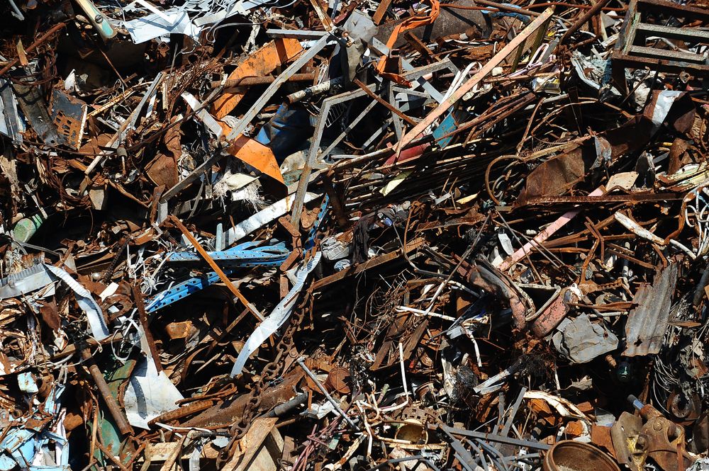 scrap metal recycling yard